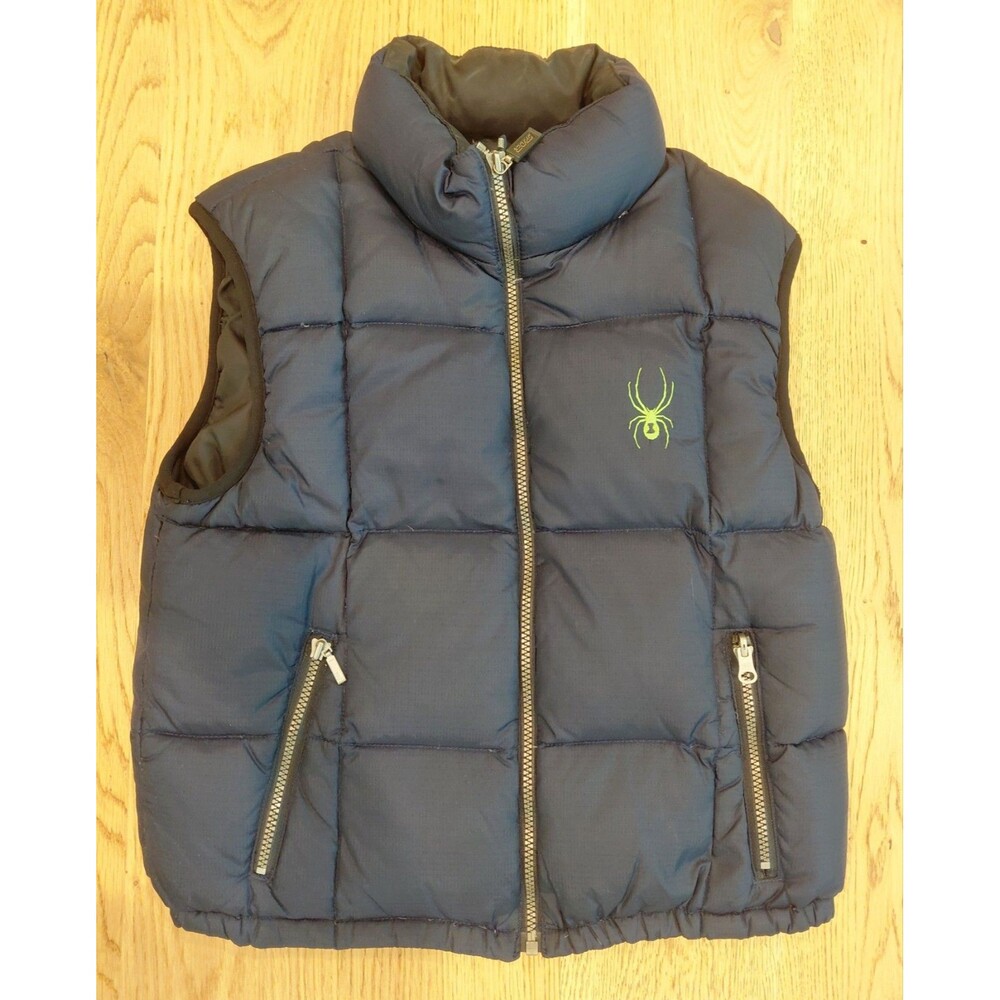 Spyder navy blue Goose Down puffer vest Kids Size 14-16 (Kid's XL)